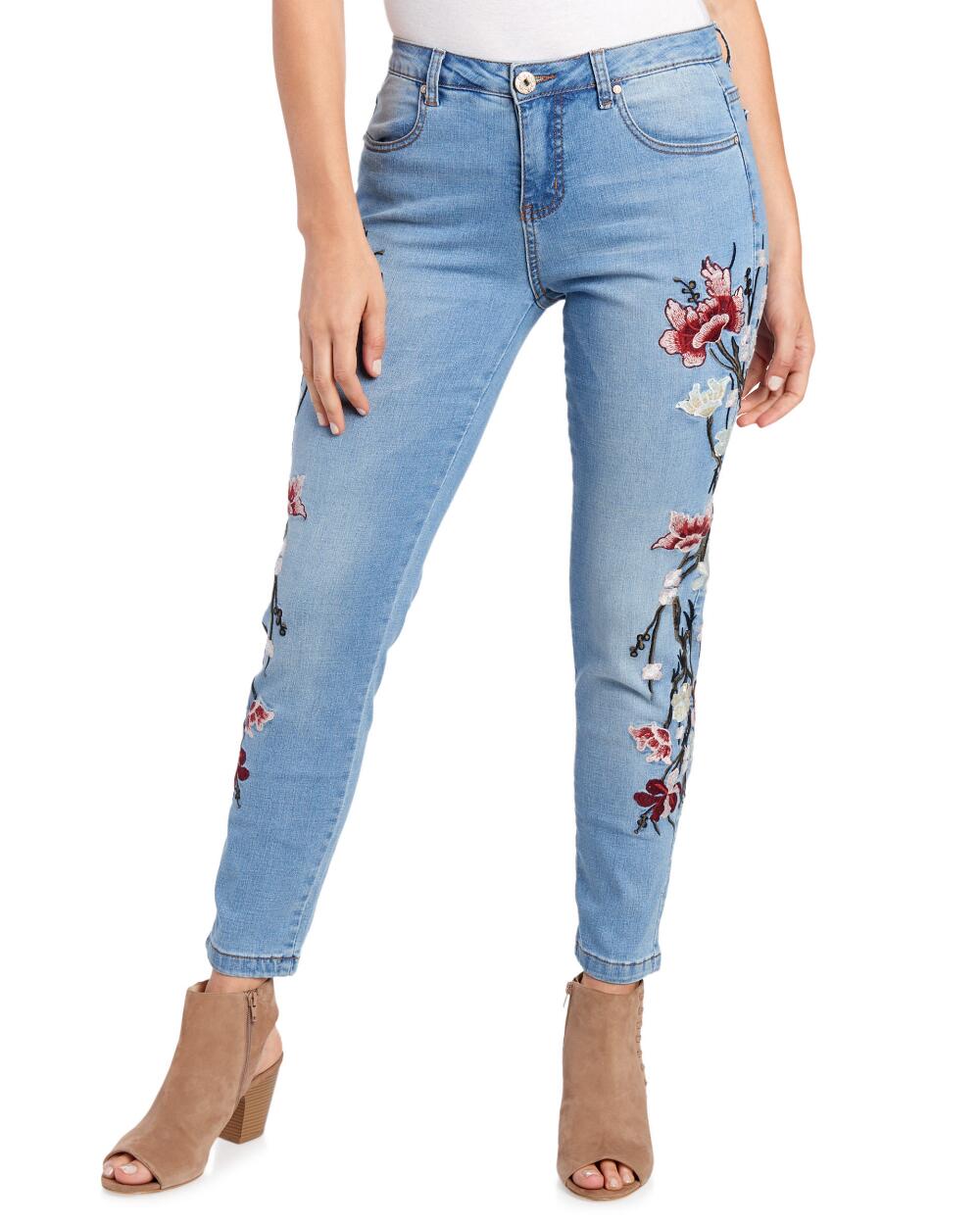 embroidered jeans - Fashion Trends and Friends